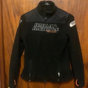 Fleece harley jacket